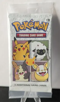 SEALED 25th Anniversary General Mills Pokemon Cereal 3-Card Booster Pack - Image 1