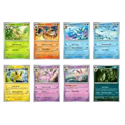 Prismatic Evolutions Costco Cosmos Holo Promo Cards Full Set Of 8 Eeveelutions - Image 1