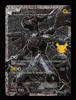 Zekrom 114/114 Celebrations: Classic Collection Pokemon Card - Image 1