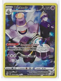 Dusknoir TG06/TG30 Brilliant Stars Sword & Shield Holo Rare Pokemon TCG Card NM - Image 1
