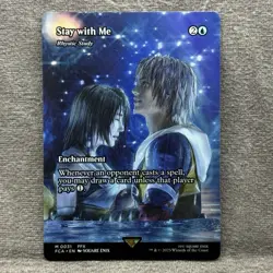 MTG Stay with Me Rhystic Study Showcase FINAL FANTASY FCA #31 Non-Foil NM - Image 1