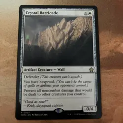 MTG Crystal Barricade FDN 0007 - NM - Image 1