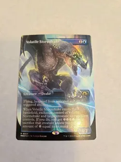 Volatile Stormdrake (Borderless) Modern Horizons 3 Foil - Image 1