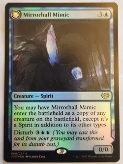 Mirrorhall Mimic Innistrad: Crimson Vow Foil Rare NM+ - Image 1