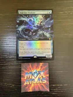 MTG High Fae Trickster 453 Extended Art Foil Foundations FDN - Image 1
