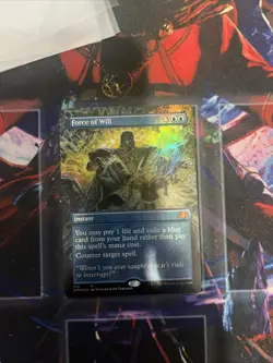 Force of Will (Borderless) Dominaria Remastered Foil - Image 1
