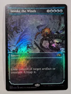 Invoke the Winds (Showcase) Kamigawa: Neon Dynasty Foil - MTG RARE - Image 1