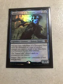 MTG Sakashima of a Thousand Faces - Foil, NM-Mint, English Commander Legends - Image 1