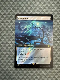 MTG Fetid Pools #1085 Surge Foil Extended Art Rare UB: Doctor Who (WHO) - Image 1