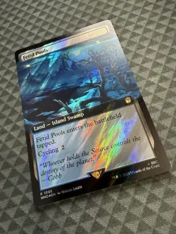 MTG Fetid Pools #1085 Surge Foil Extended Art Rare UB: Doctor Who (WHO) - Image 3