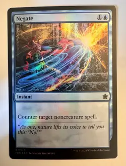 Negate 0710 FOIL | Magic the Gathering MTG | Foundations | Common - Image 1