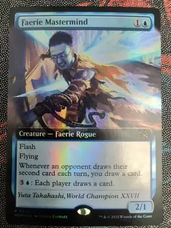 Faerie Mastermind (Extended Art) March of the Machine Foil - Image 1