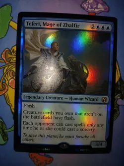 MTG Foil 1x Teferi, Mage of zhalfir - english - rare NM - Image 1