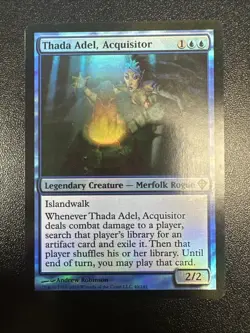 Thada Adel, Acquisitor Worldwake Foil 40/145 NM JL - Image 1