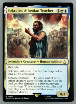 Sokrates, Athenian Teacher Universes Beyond: Assassin's Creed Foil - Image 1