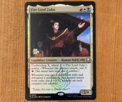 Fire Lord Zuko [Prerelease] R 0221, NM Foil Promo, MTG Avatar The Last Airbender - Image 1