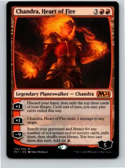 Magic the Gathering Chandra, Heart of Fire Core Set 2021 MTG Free Shipping! - Image 1