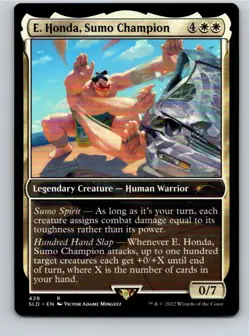 Magic the Gathering E. Honda, Sumo Champion Street Fighter Secret Lair MTG - Image 1