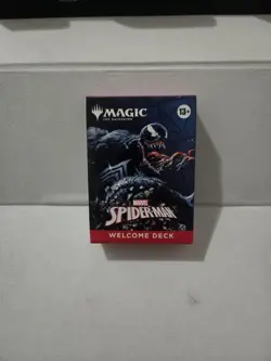 Magic: The Gathering Spider-Man Welcome Deck Venom Black Sealed Brand New - Image 1