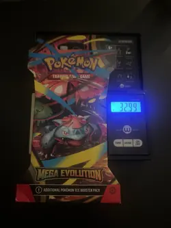 (VERY HEAVY) 32.99g Pokemon TCG Mega Evolution Sleeved Booster Pack (SEALED)✅ - Image 1