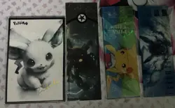 Pokemon Non Tcg Pikachu Lot 1x Art Board, 2x Acrylic, & 7 Paper Tickets nm new - Image 1