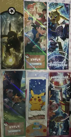 Pokemon Non Tcg Pikachu Lot 1x Art Board, 2x Acrylic, & 7 Paper Tickets nm new - Image 2