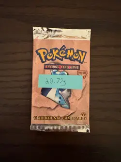Pokemon 1st Edition Fossil Booster Pack -- Factory Sealed Lapras Art -- LIGHT - Image 1