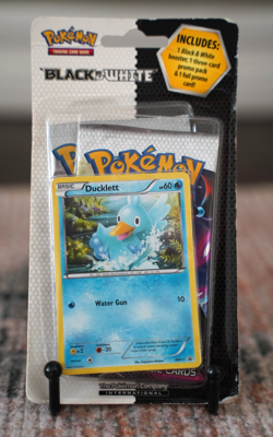 Pokemon TCG Black & White 2-Pack Blister Base Set Ducklett Promo Factory Sealed - Image 1