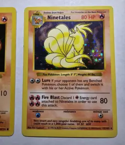 Base Set Shadowless Ninetales (LP) - Pokemon TCG - Image 3