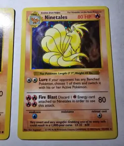 Base Set Shadowless Ninetales (LP) - Pokemon TCG - Image 4