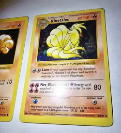 Base Set Shadowless Ninetales (LP) - Pokemon TCG - Image 5