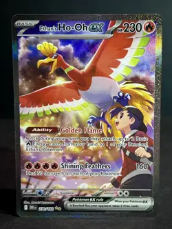 Ethan's Ho-Oh ex 230/182 Pokemon Destined Rivals - NM - Pack fresh - Image 1