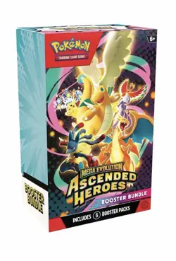 Pokemon Mega Evolution Ascended Heroes Booster Bundle 6 Packs Lot of 4 PRE SALE - Image 1