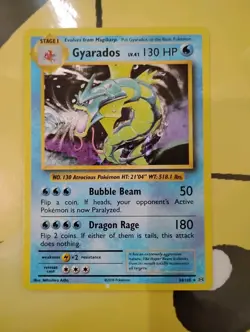 Pokemon TCG Gyarados XY Evolutions 34/108 Holo Holo Rare VLP - Image 1