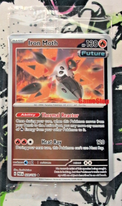 Iron Moth 028/182 Pokemon GameStop Promo Sealed - Image 1