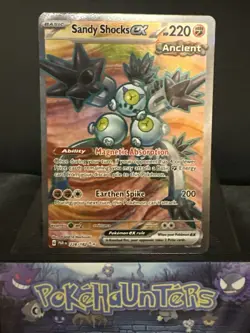 Pokemon Card Sandy Shocks EX 228/182 Paradox Rift Holo Ultra Rare NM - Image 1
