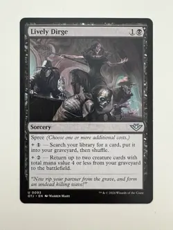 Lively Dirge MTG Magic the Gathering Card NM Near Mint OTJ - Image 1