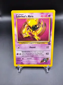 LP - Sabrina's Abra - 19 - WoTC Promo - Pokemon Card - Image 1