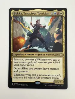 Sokka Tenacious Tactician MTG Magic the Gathering Card NM Near Mint TLA - Image 1