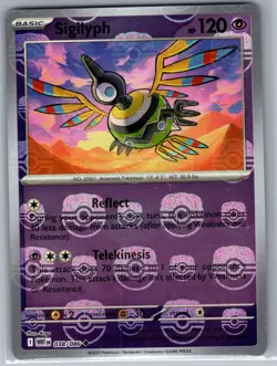 Sigilyph (Master Ball) 038/086 SV: White Flare - Pokemon Card - NM - Image 1