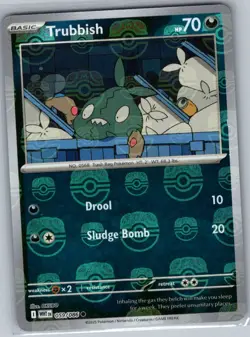 Trubbish (Master Ball) 059/086 SV: White Flare - Pokemon Card - NM - Image 1