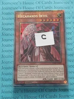 PHRE-EN001 Hecahands Ibtel Starlight Rare Yu-Gi-Oh Card 1st Edition New c - Image 3