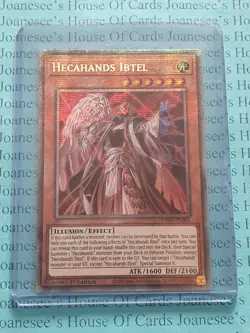 PHRE-EN001 Hecahands Ibtel Starlight Rare Yu-Gi-Oh Card 1st Edition New c - Image 4