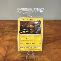 Pokemon TCG Detective Pikachu SM190 Promo Card Sealed/ NEW - Image 1