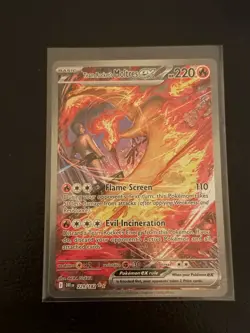 Pokemon TCG Team Rockets Moltres EX Card 229/182 - Image 2