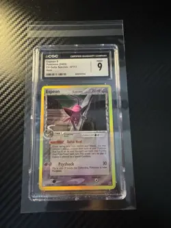 Pokemon TCG Espeon Ex Delta Series 4/113 Holo Card CGC Mint 9 - Image 3
