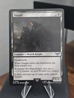 Magic The Gathering MTG The Lord Of The Rings Nazgul #0100 - Image 1