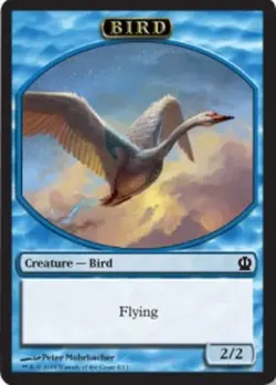 Hero Deal, English - 1 x MTG Bird Token Theros - Image 1