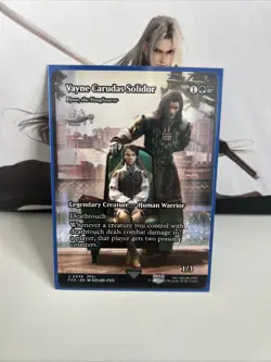 MTG Vayne Carudas Solidor Borderless Final Fantasy NM - Image 1
