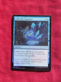 1 x Solve the Equation - Foil - Strixhaven: School of Mages - MTG - Image 1